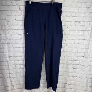 FIGS Technical Straight Leg Cargo Scrubs Size M Navy  M